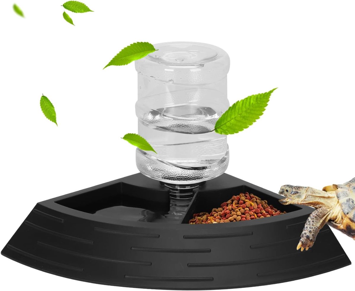 Reptielen voerautomaat L - Water- en voerbak - BPA-vrij materiaal - Voor schone en verse drinkwater - ShopVlot