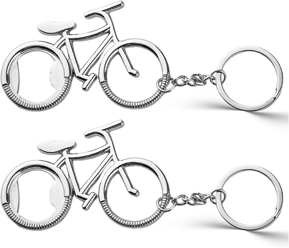 2 Pcs Bicycle Key Chains, Bicycle Bottle Opener, Key Chain, Bottle Opener, Beer Bottle Opener, Portable Bottle Opener - ShopVlot