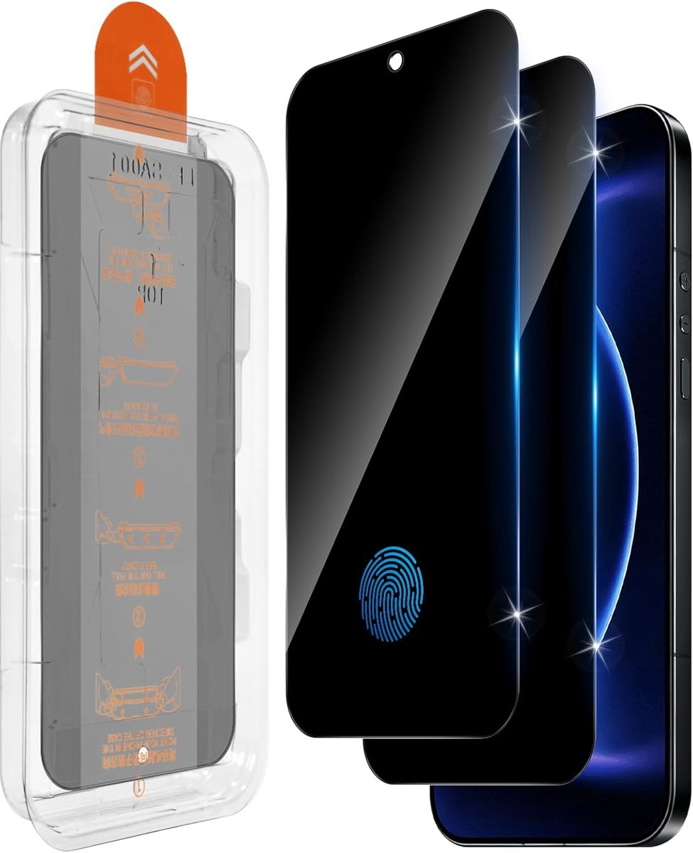 Inkijkbescherming voor Xiaomi Mi 17 Ultra 5G, voor pantserglas, 2 stuks, [autoinstallatie], zonder luchtbellen - ShopVlot