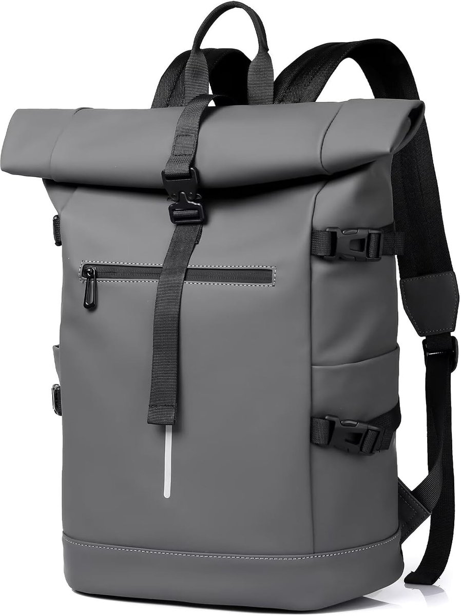 RollTop Waterproof Backpack for Men and Women, 23-30 Litres, Laptop Compartment, with 15.6 Inch Laptop Compartment - ShopVlot