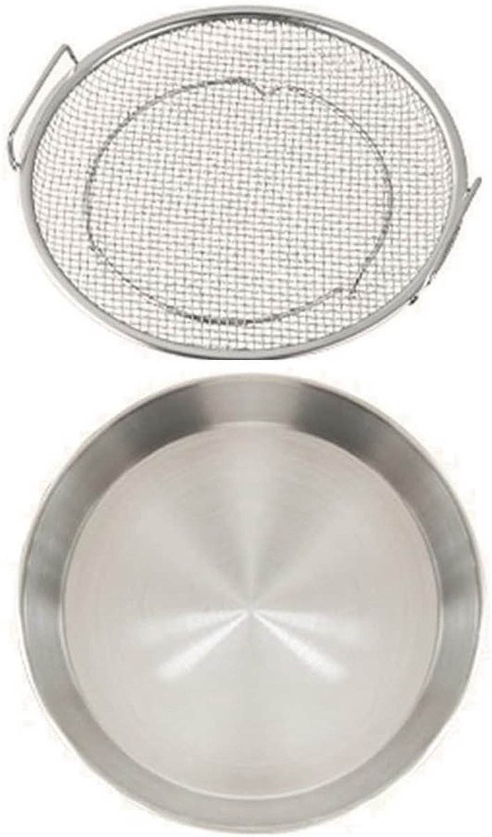 2-piece stainless steel plate and cooling frame set, 2-in-1 for roasting - ShopVlot