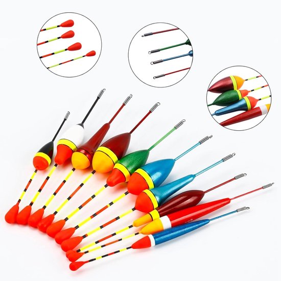 LOREC 10pcs Fishing Float Fishing Float High Sensitivity Fishing Float for Fishing Float Trout Fishing Float with - ShopVlot — afbeelding 3