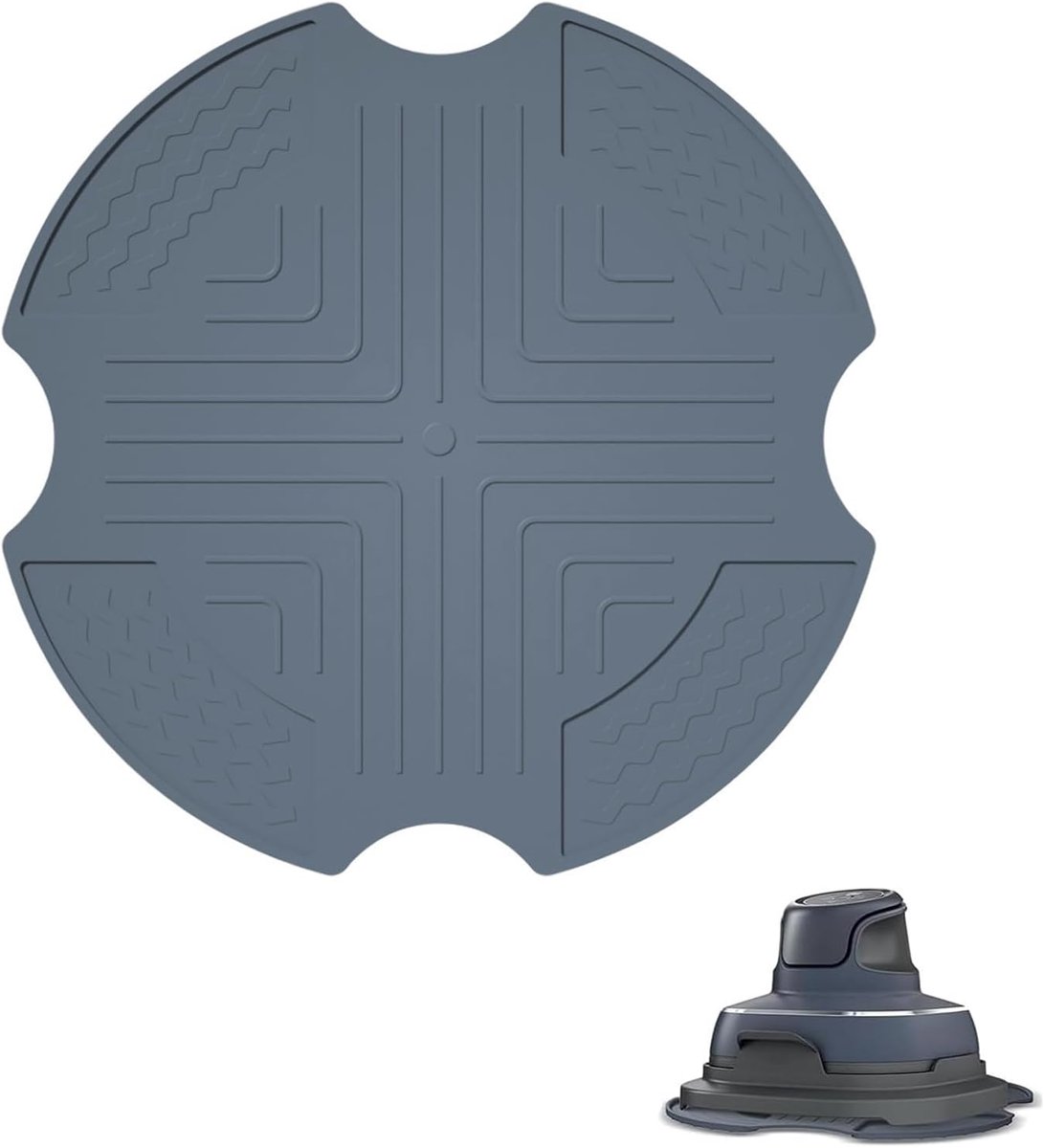 Silicone Airfryer Mat 26,5 cm - Hittebestendig - Antislip - Veilig gebruik bij apparaten - ShopVlot