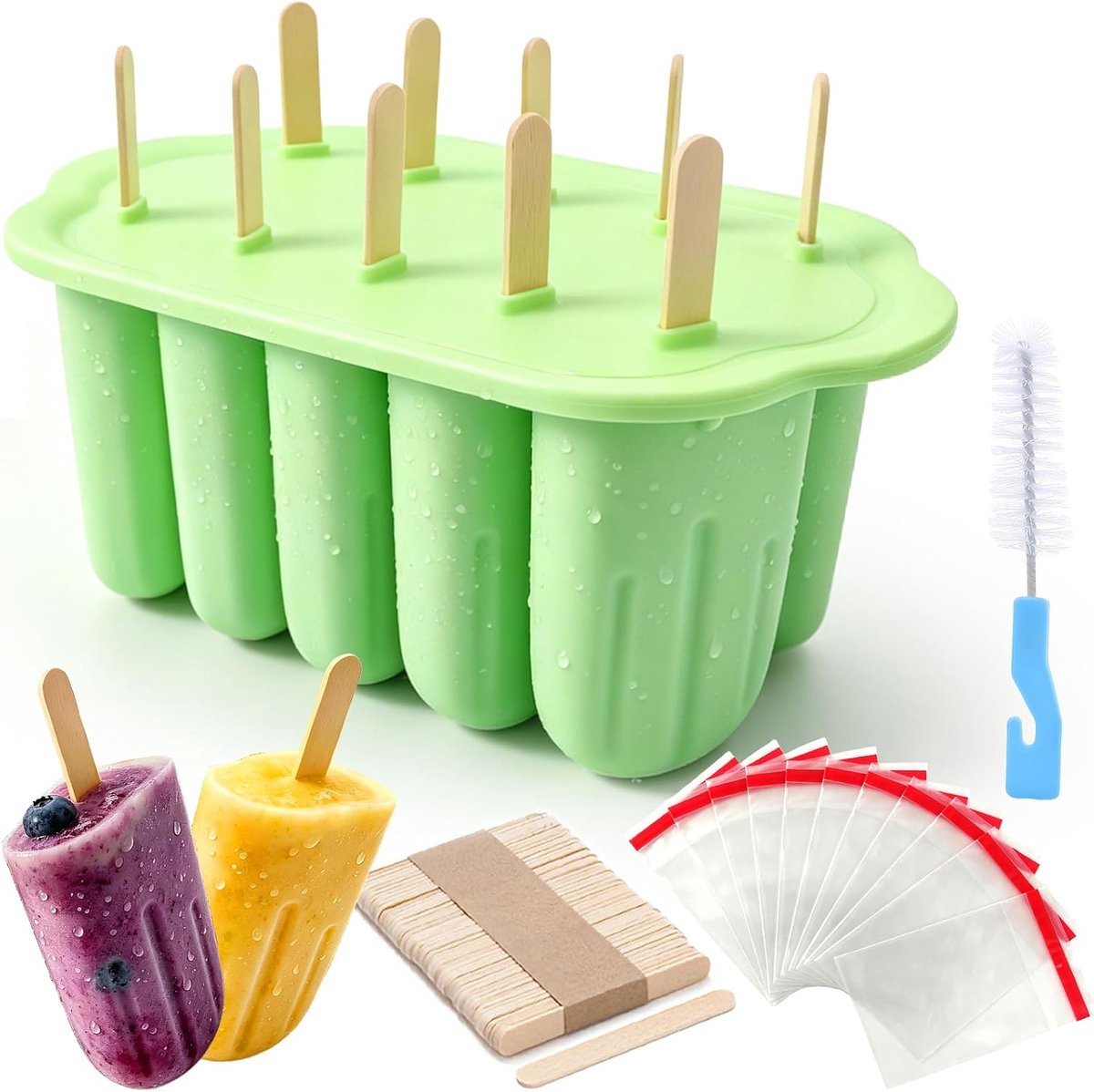 IJsvormen 10 Cavity - Silicone - BPA-vrij - Gezonde snacks maken - ShopVlot
