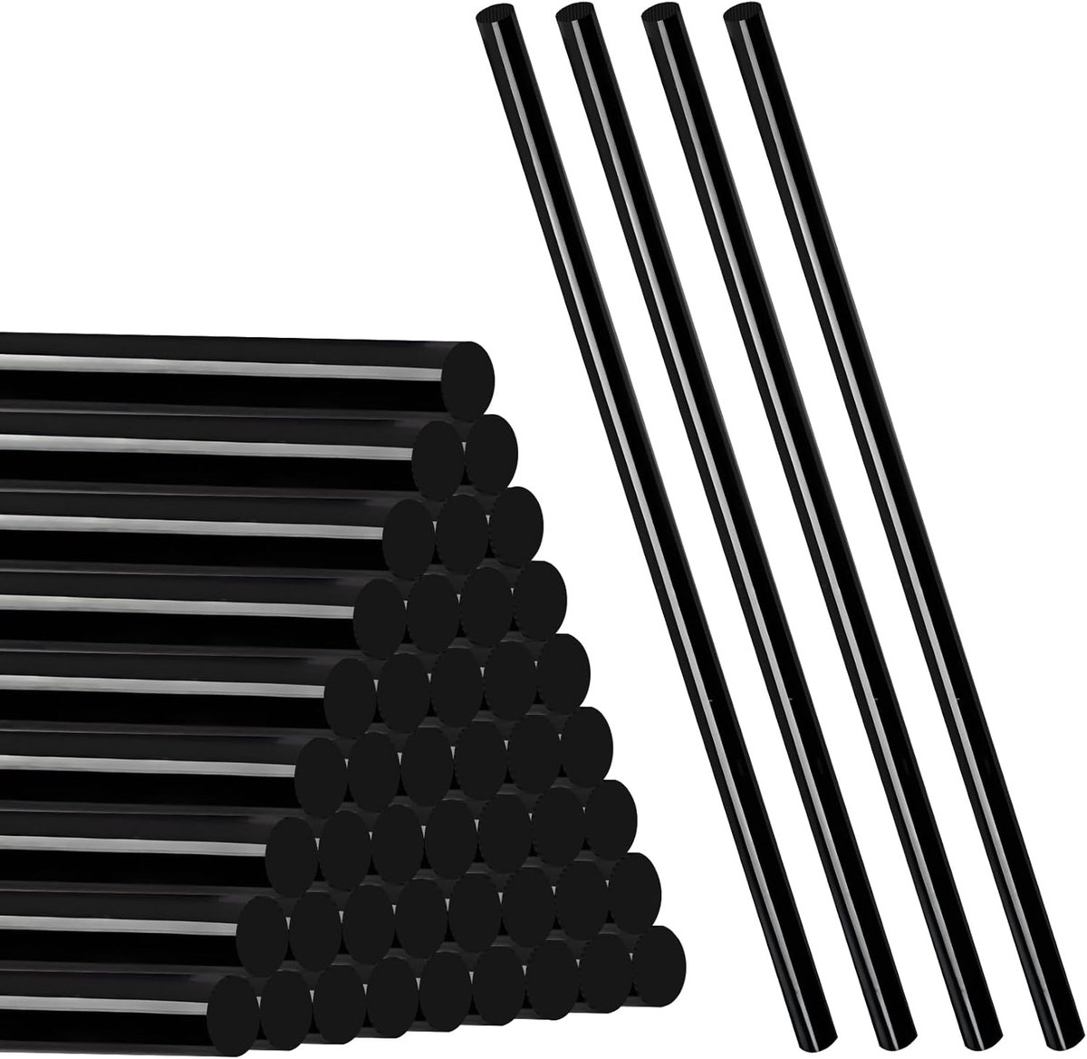 Hotmelt lijmsticks 11mm x 200mm - zwarte lijmsticks - sterke hechting - ideaal voor klussen - ShopVlot