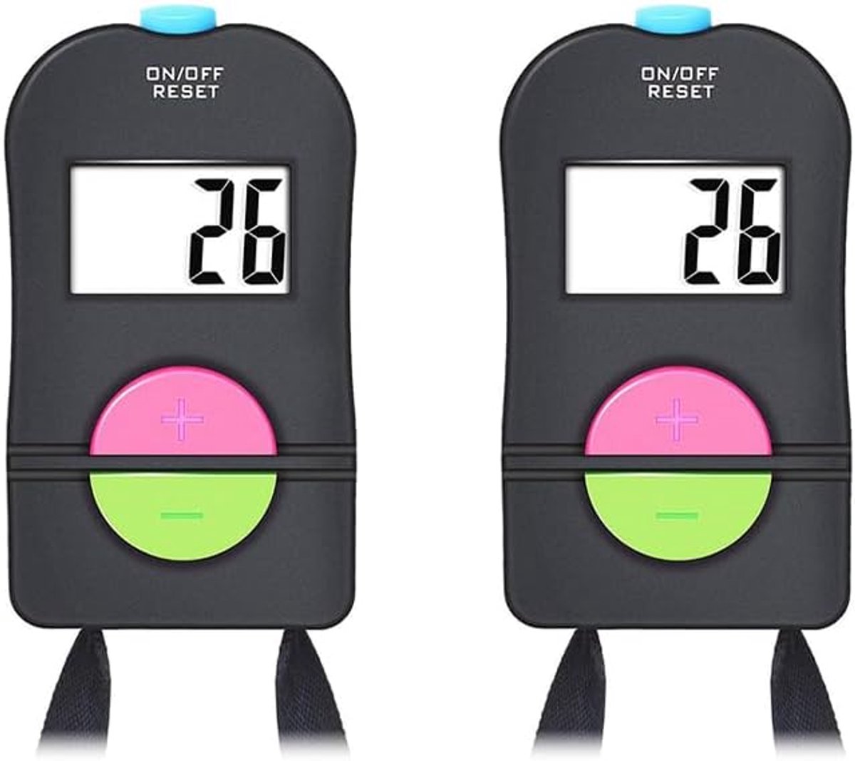 Handteller 2 Stuks - Elektronisch Digitaal - Lichtgewicht en Duurzaam - Ideaal voor Sporten - ShopVlot