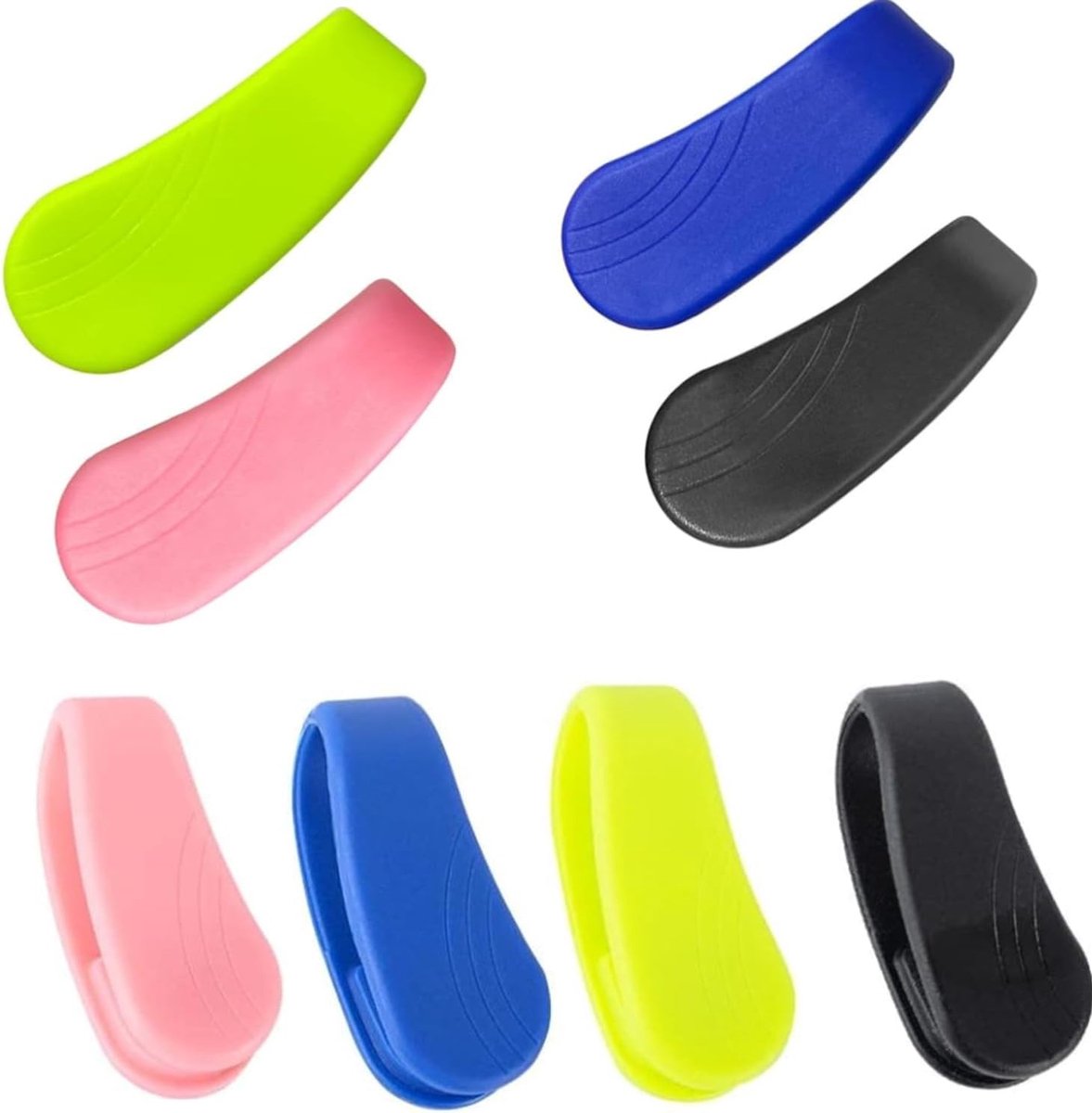Acupressure Clip - Pack van 8 Massage Clips - Silicone - Effectieve pijnverlichting bij hoofdpijn en stress - ShopVlot