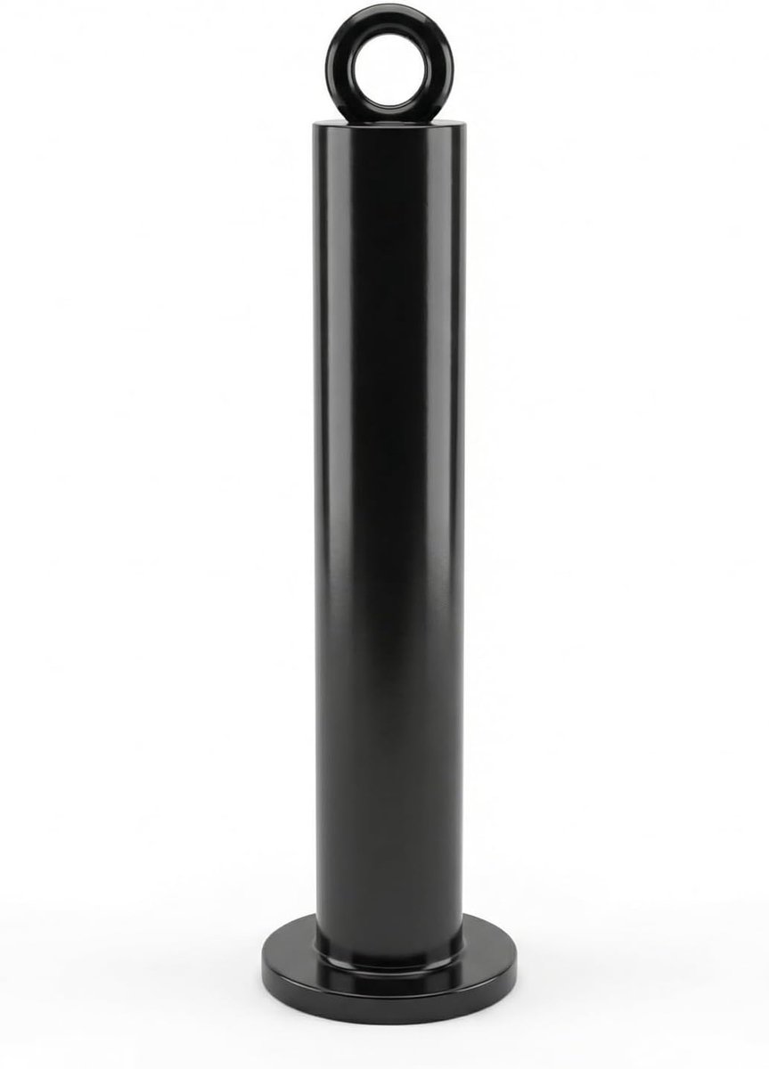 Fitness gewichtsschijf 48x320 mm - staalconstructie - 200 kg laadvermogen - geschikt voor pulley systeem - ShopVlot