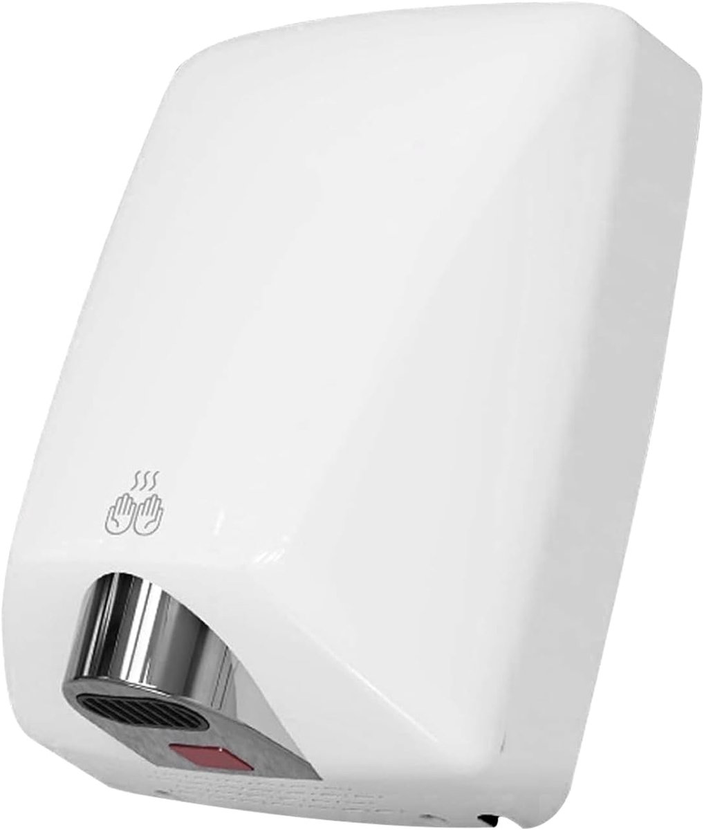 Elektrische handdroger 1600W - ultrasnel drogen 7-13 seconden - temperatuur- en infraroodsensor - ShopVlot