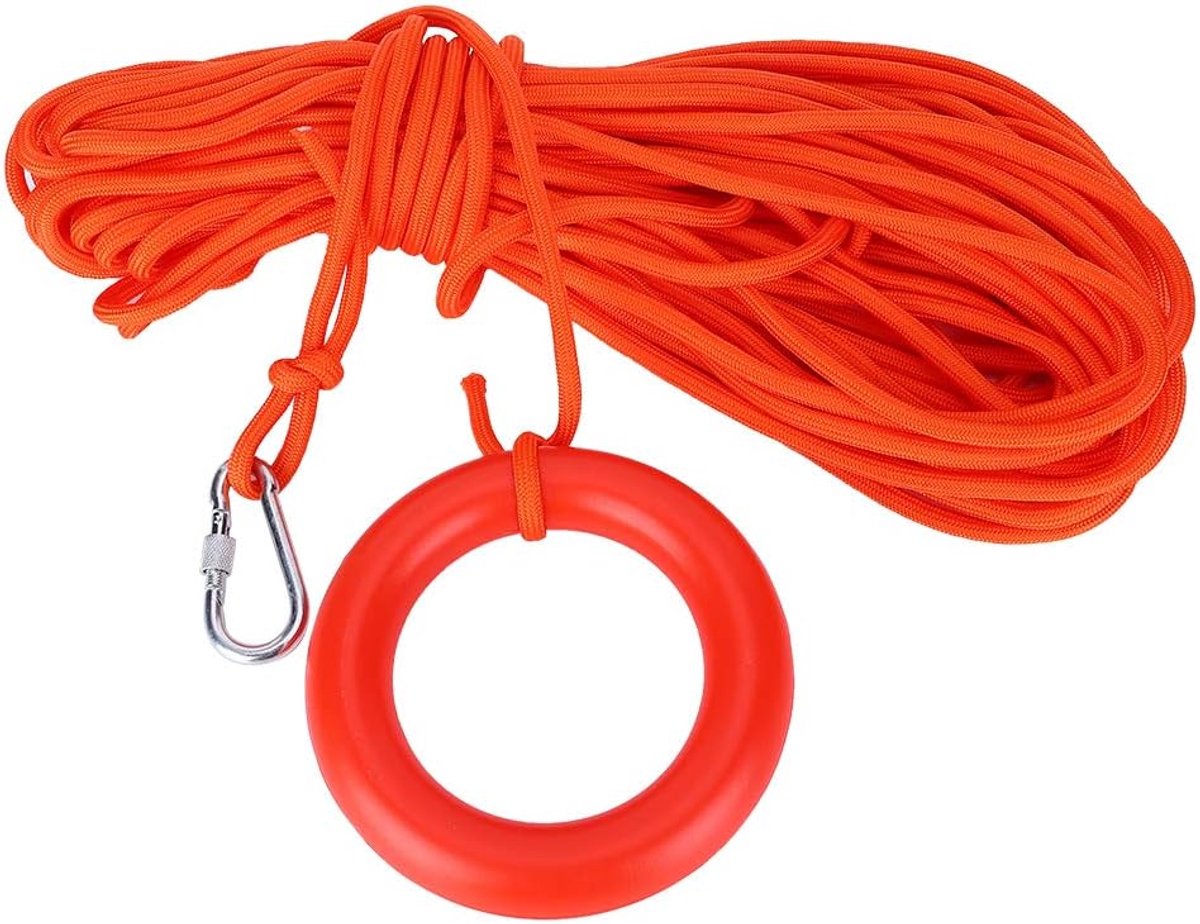 Drijvende touw redden ring 8mm - nylon materiaal - lichtgewicht en duurzaam - ideaal voor duiken - ShopVlot