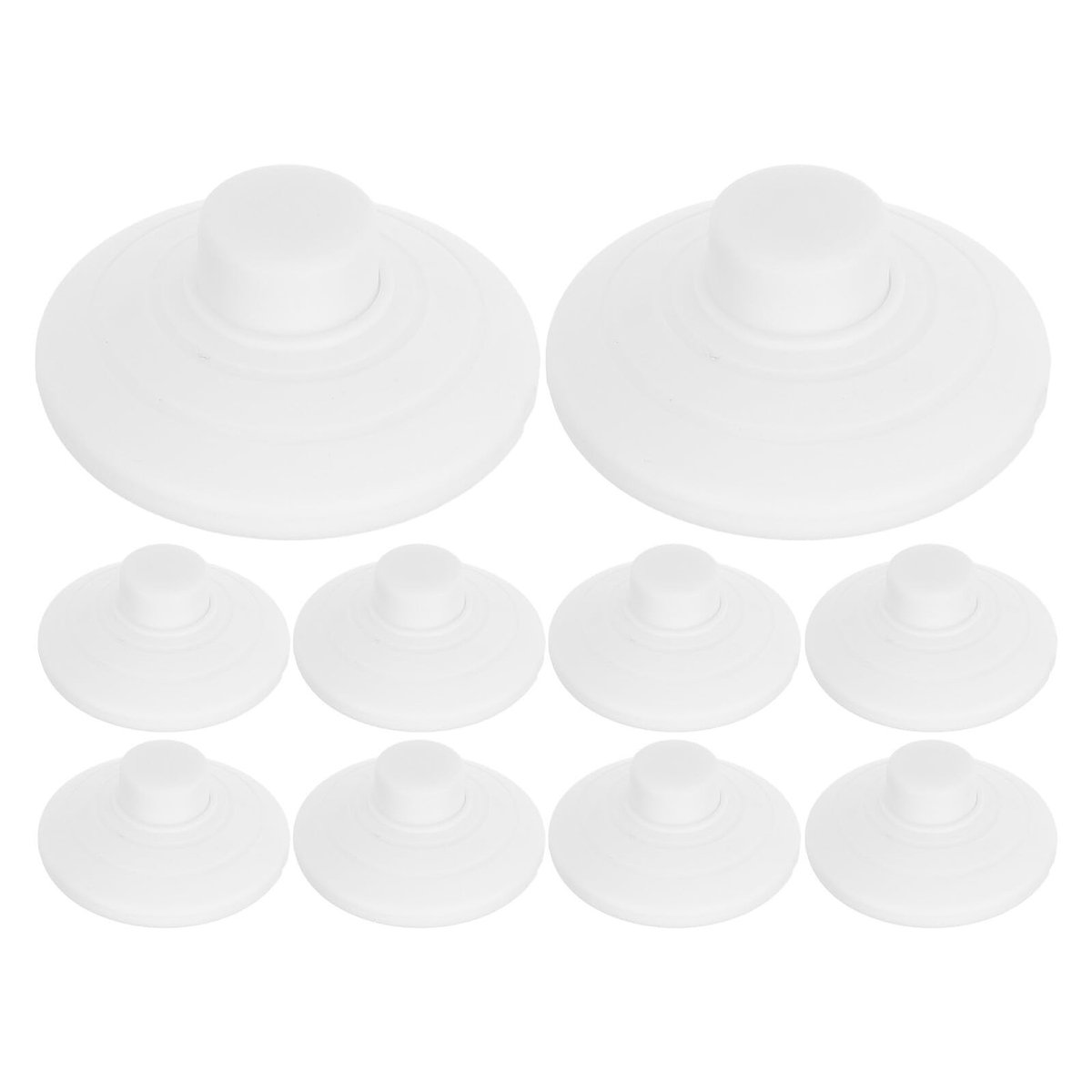 Solidchoice - 10 Stuks Ronde Voetpedaal Schakelaars Wit voor Vloerlampen