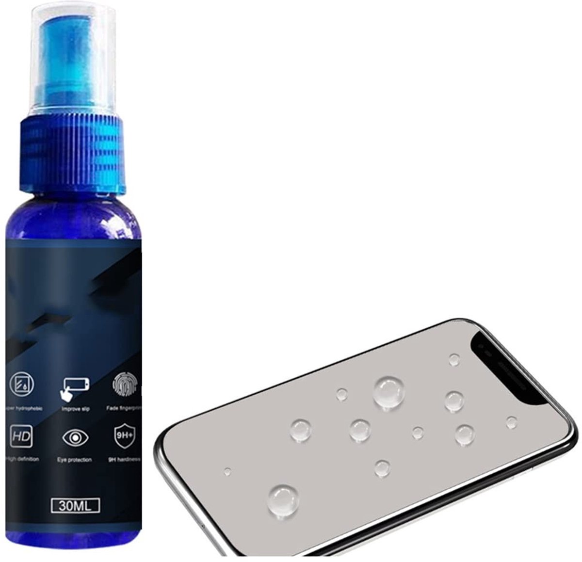 Solidchoice - Nano-Liquid Screen Protector Spray met 9H Hardheid