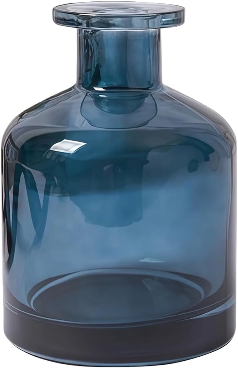 Diffuser fles 150ml - blauw glas - stevig en duurzaam - perfect voor aromatherapie - ShopVlot