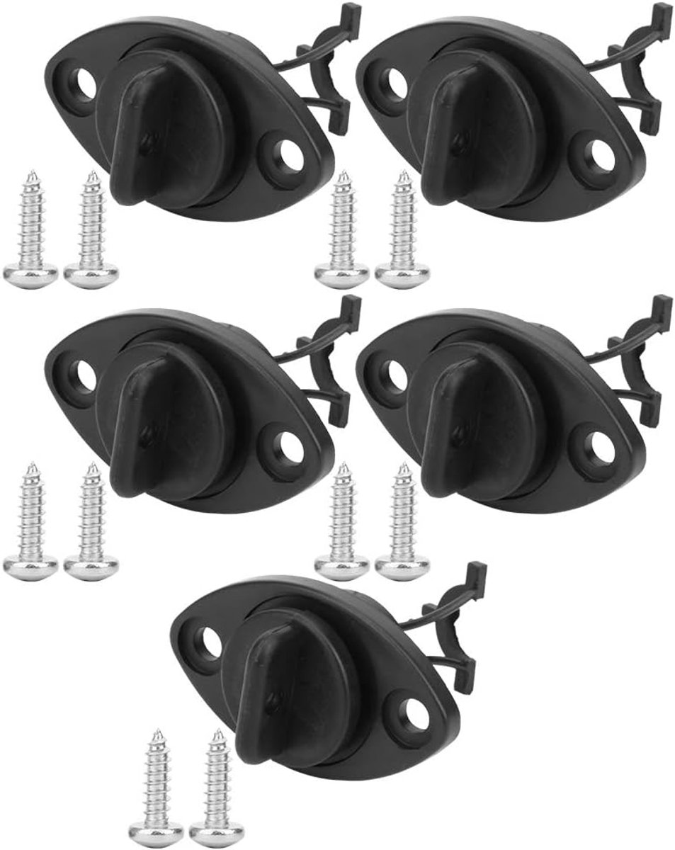 SnelShoppen - 5 Stuks Kayak Afvoerpluggen - ABS Materiaal Boot Afvoerpluggen - Waterstop voor Opblaasbare Dinghy Afvoer - Vissen Canoe Gebruik (2.54x5