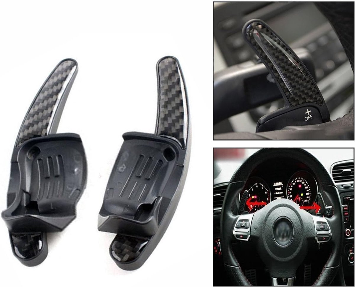 Paddle Shift Extensies - Carbon Fibre - Zwart - Verbeter schakelervaring - ShopVlot