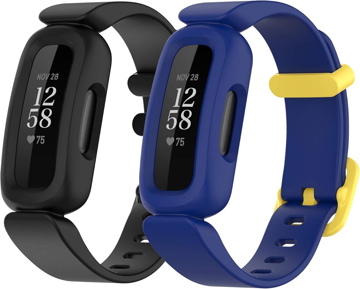 Vervangende Straps voor Fitness Tracker - 2-in-1 Set - Zacht Silicone - Voor Comfortabel Gebruik - ShopVlot