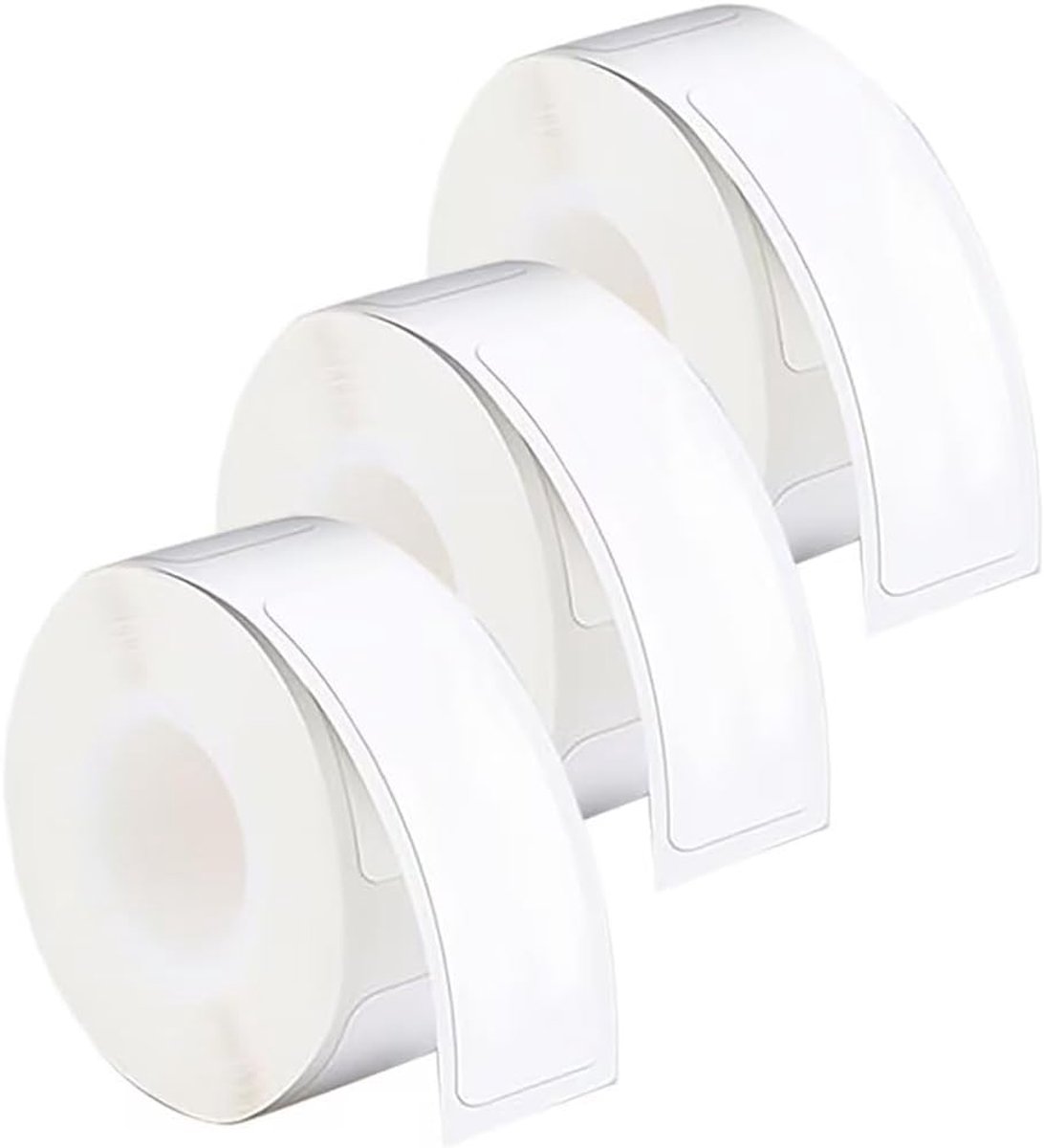 Thermische labeltape 12 x 40 mm - wit mat - waterdicht en oliebestendig - ideaal voor labelprinters - ShopVlot
