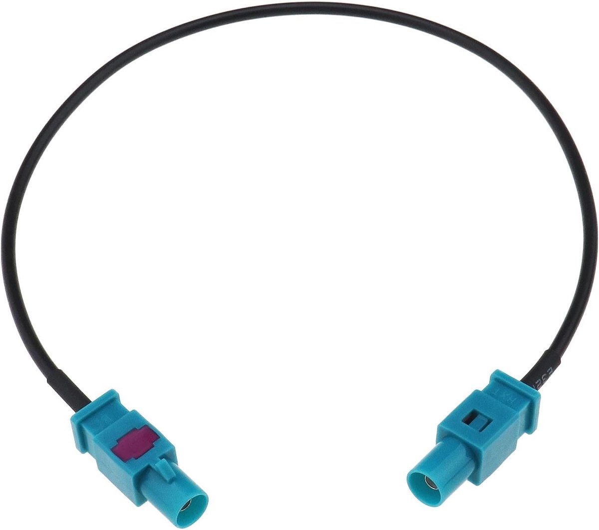 Antenne adapter kabel 30cm - Fakra Z Male to Male - RG174 Coaxiaal - Voor DAB GPS FM ontvangst - ShopVlot