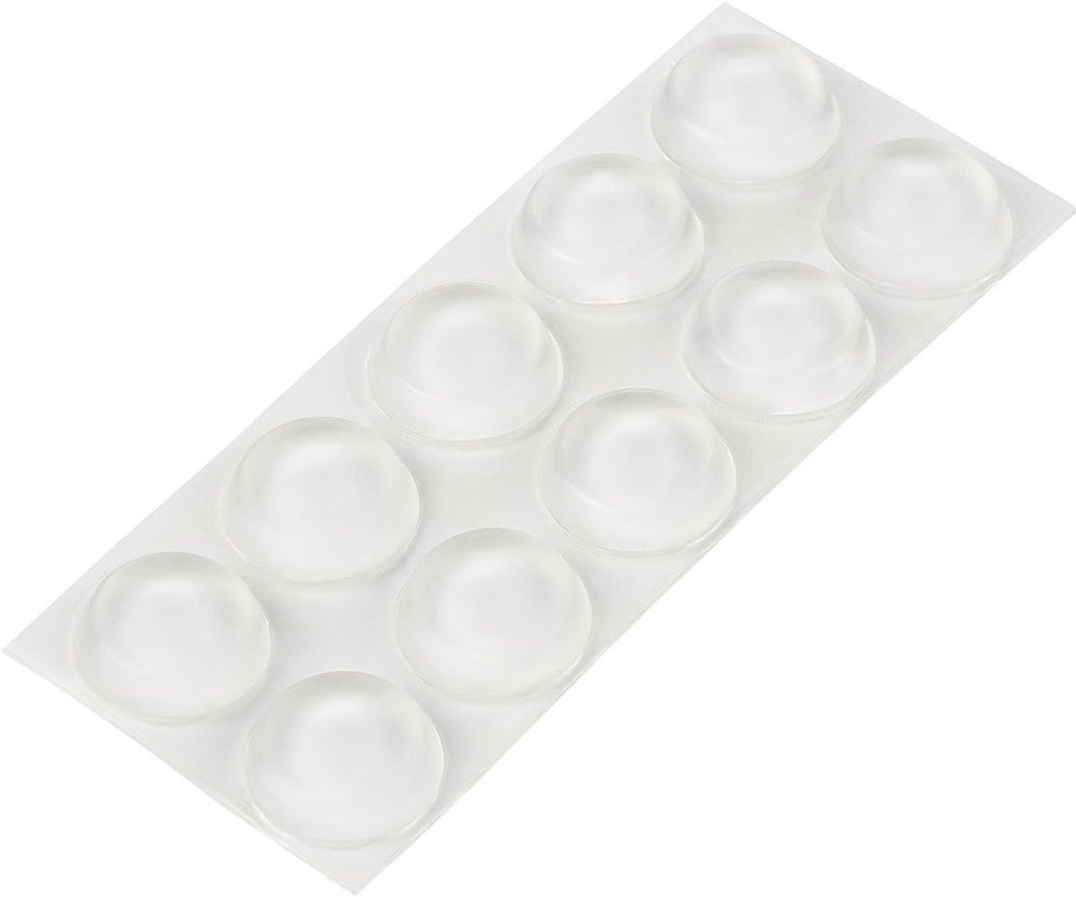 haggiy Elastic Buffer cylindrical - Ø13mm, H: 4 mm, transparent (20 pcs.) - ShopVlot