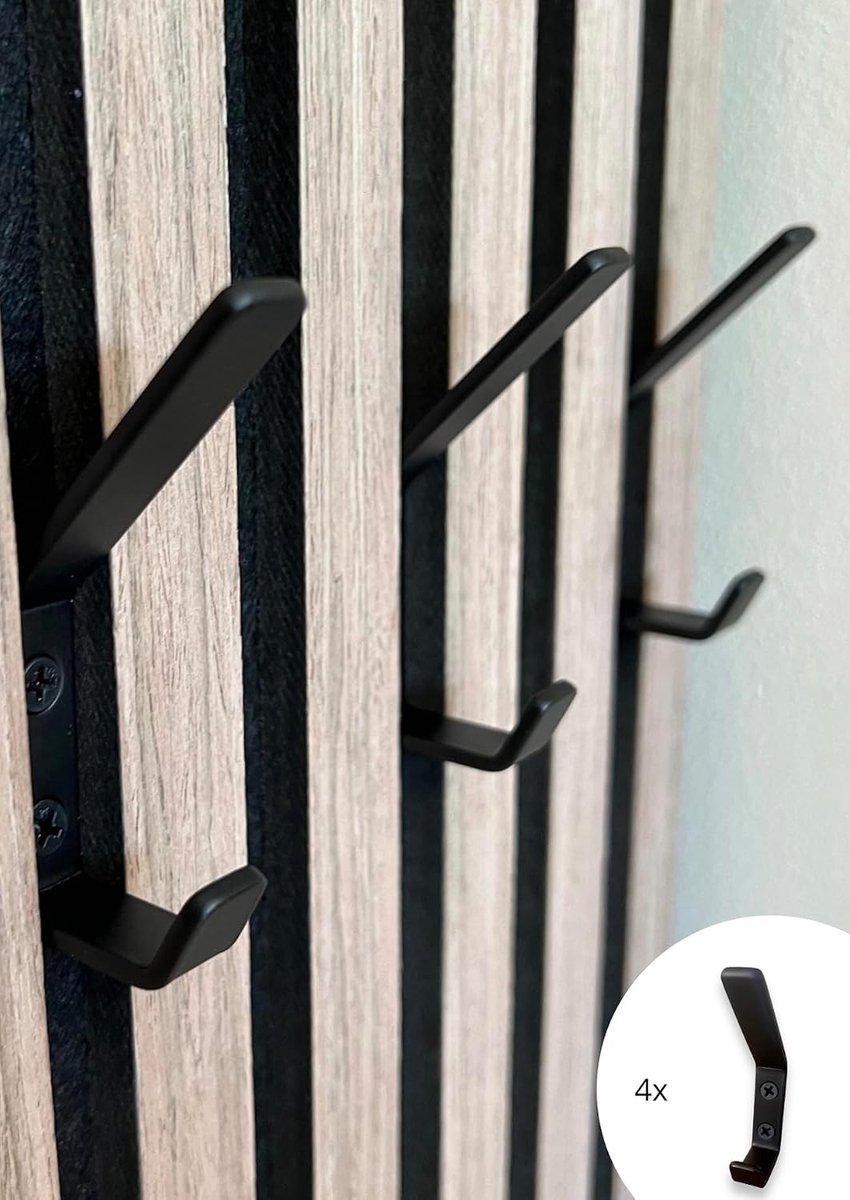 acoustic panels wall panels double coat hook Acupanel wall panel screw mounting - ShopVlot