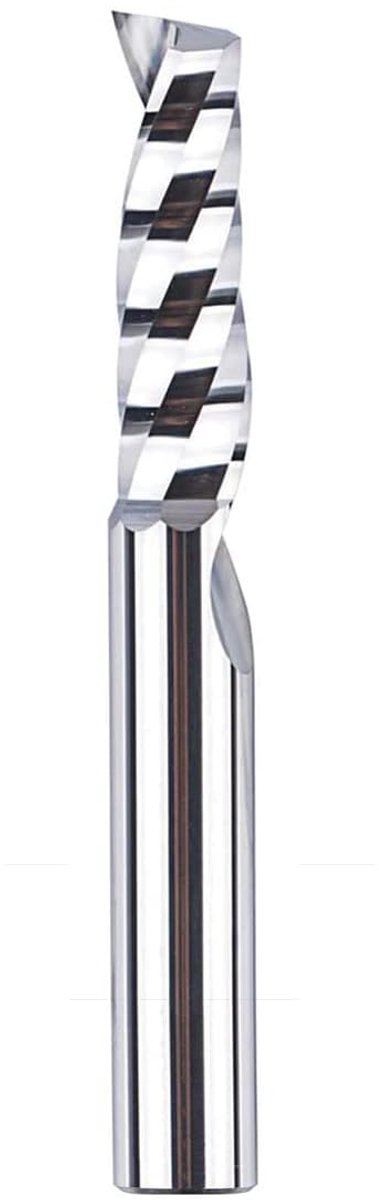 SpeTool 6 mm cutter for aluminium cutting mill, 1 flute, spiral milling cutter made of solid tungsten carbide, cutting - ShopVlot
