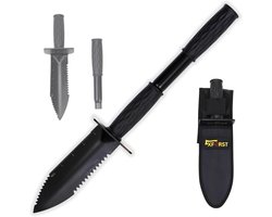 Xforst Grave meter with extension function, hand shovel, metal detector accessories, digger shovel, Hori Hori. With - ShopVlot