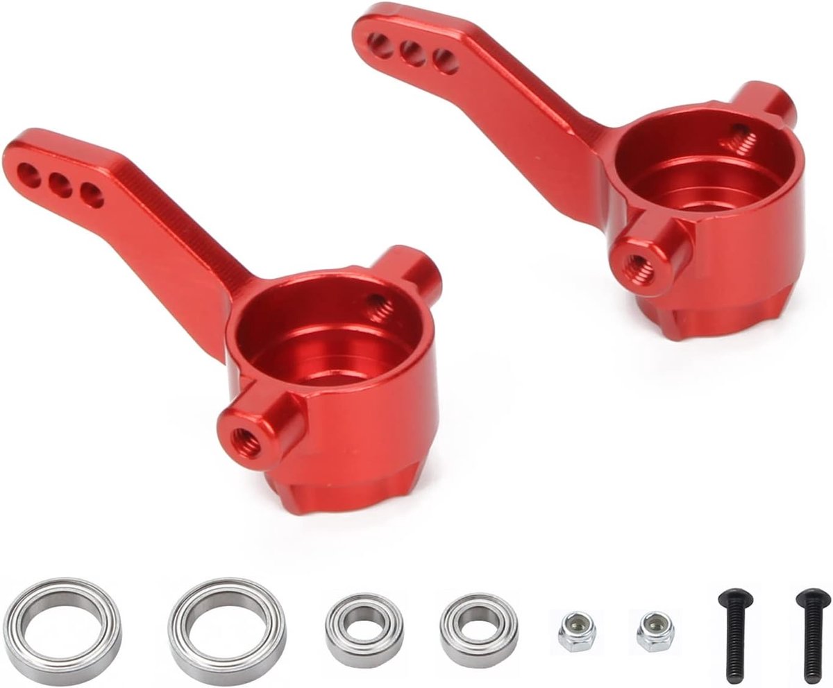 RCAWD RC Hub Carrier, Alloy Steering Hub Carrier Blocks for 1/10 ARRMA 3s & Mega550 Vorteks Senton Granite Big Rock - ShopVlot