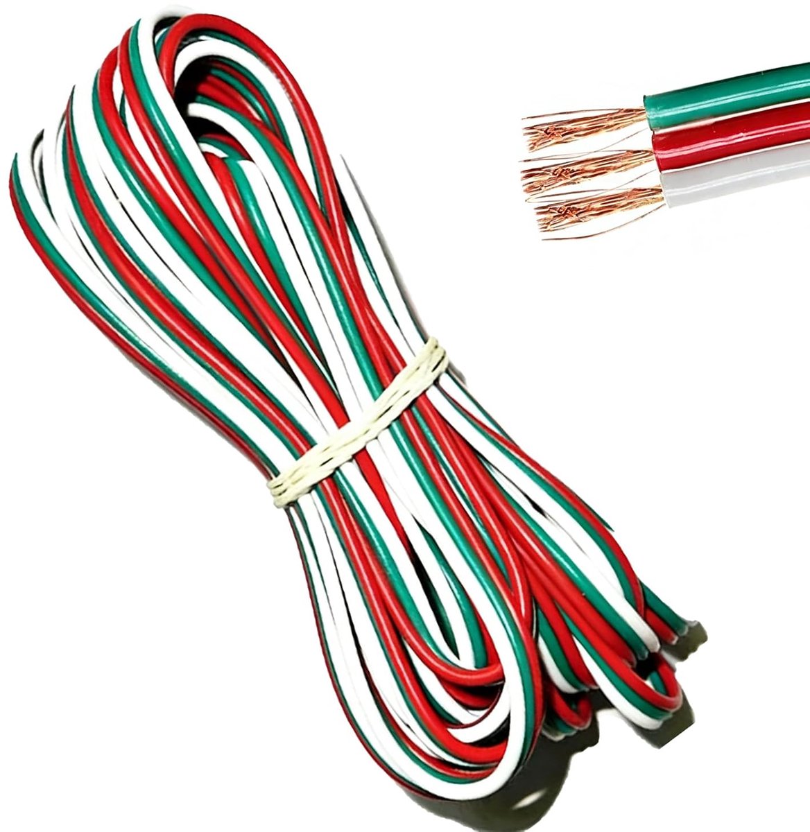 Extension Cable 10 m 22 AWG 3 Pin LED Strip Extension Cable DC 12V 24V LED Strip Extension Cable for RGB SMD 3528 2835 - ShopVlot
