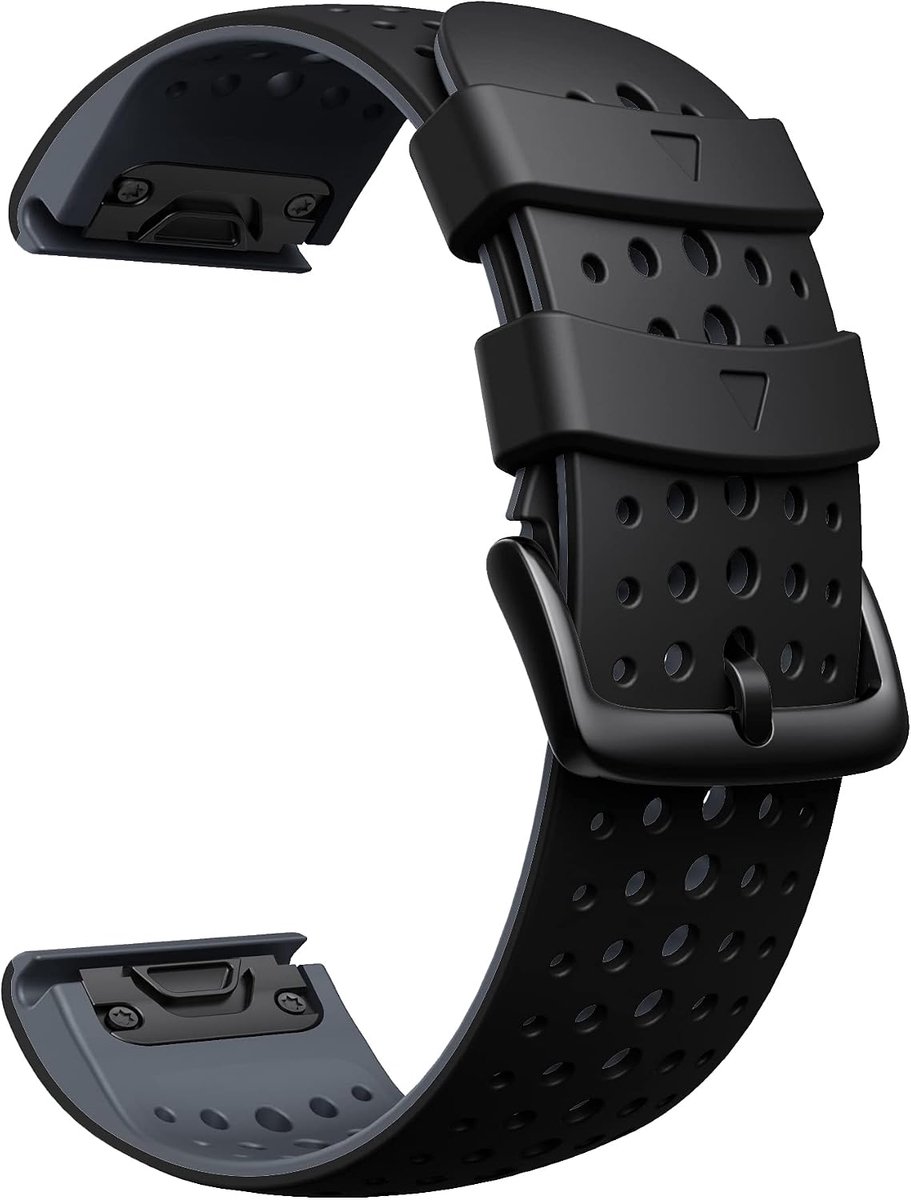 Fenix 7X Pro / 6X Pro / 5X Bracelet 26mm Quick Fit Silicone Replacement Bracelet for Fenix 6X/5X Plus/ 3/ 3HR/ Enduro - ShopVlot