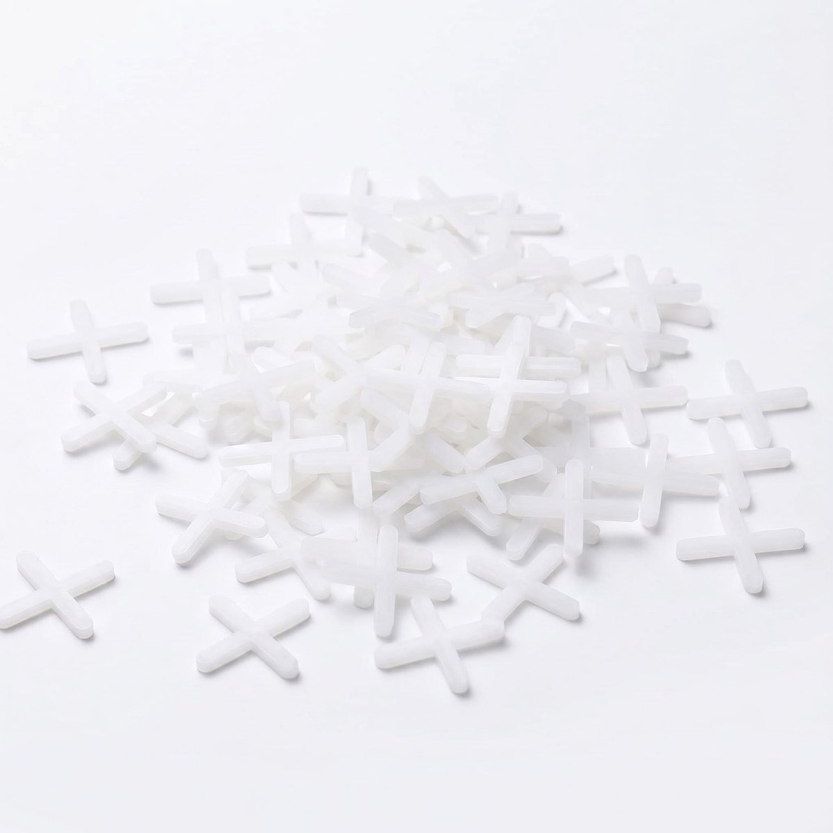 Solidchoice - 200 Stuks 3 mm Tegelafstandhouders - Herbruikbare Plastic Tegelpacking