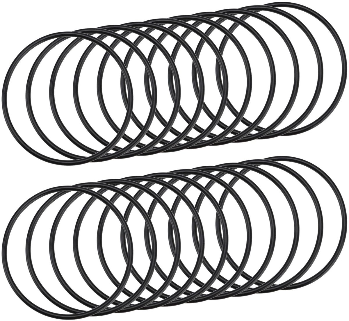 O-ringen 76mm OD - Nitril rubber - Flexibel en duurzaam - Geschikt voor sanitair en machinebouw - ShopVlot
