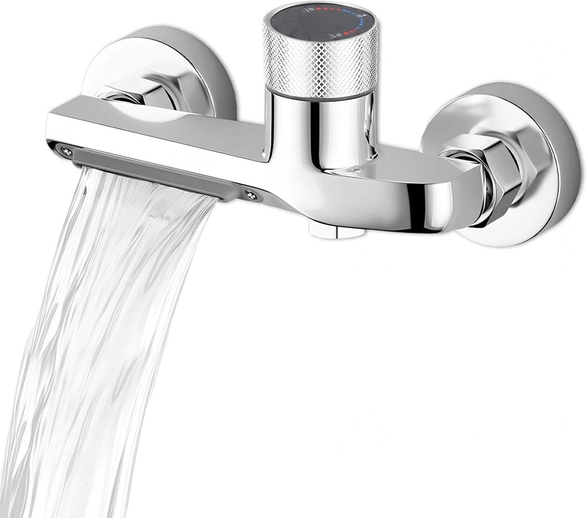 Waterval kraan - twee functie mengkraan - koperlegering - ideaal voor bad - ShopVlot