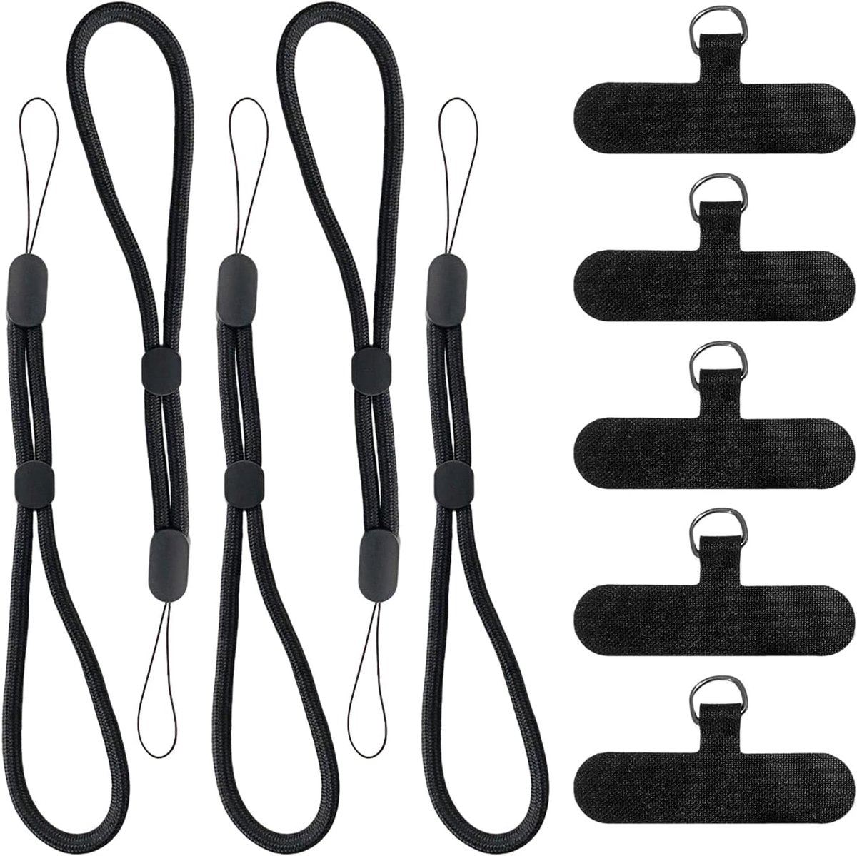 5 Stuks Kleurencamerakoord En 5 Stuks Pakking Antislipversterking Mobiele Telefoonriem Camera-Accessoires Verstelbare - ShopVlot
