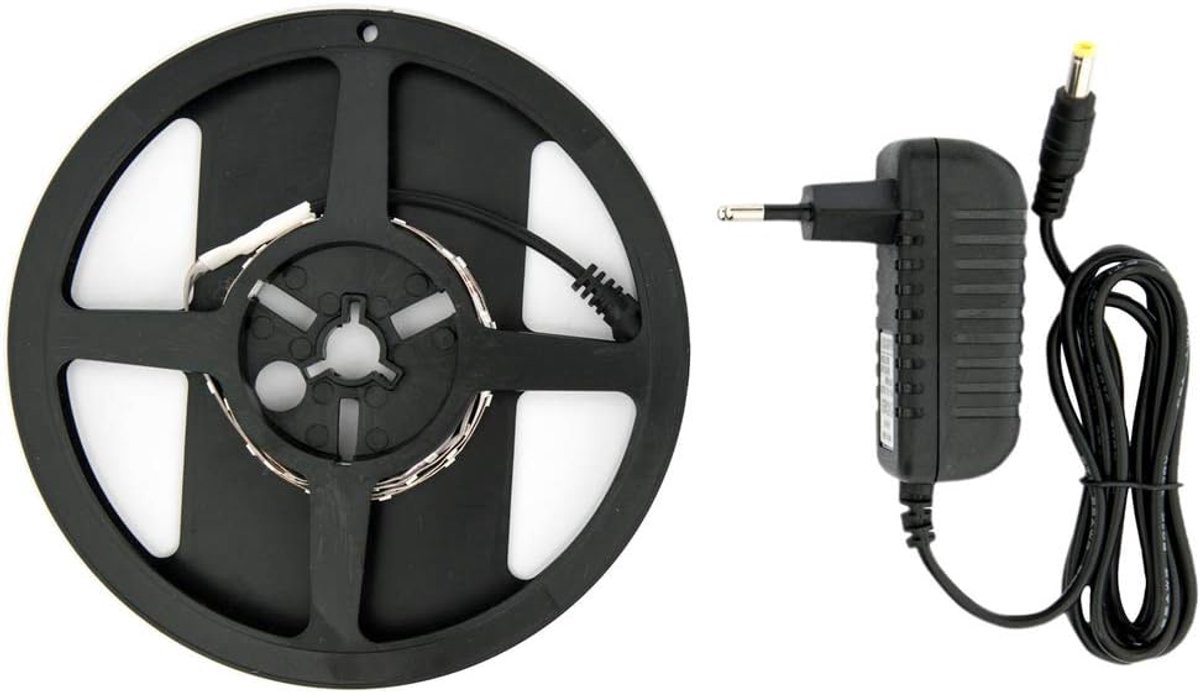 LED Strip, 2 Meters, 7.2 Watts/meter, 2835 LEDs, Blue, Incl. Adapter - ShopVlot