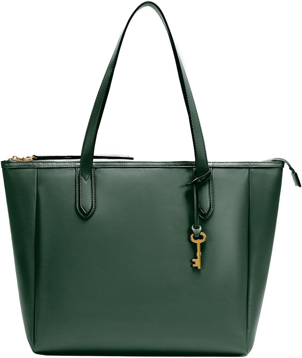 Tote Bags for Women Top Handle Handbags Ladies Shoulder Bags Large Capacity PU Leather with Zipper for Work Shopping - ShopVlot