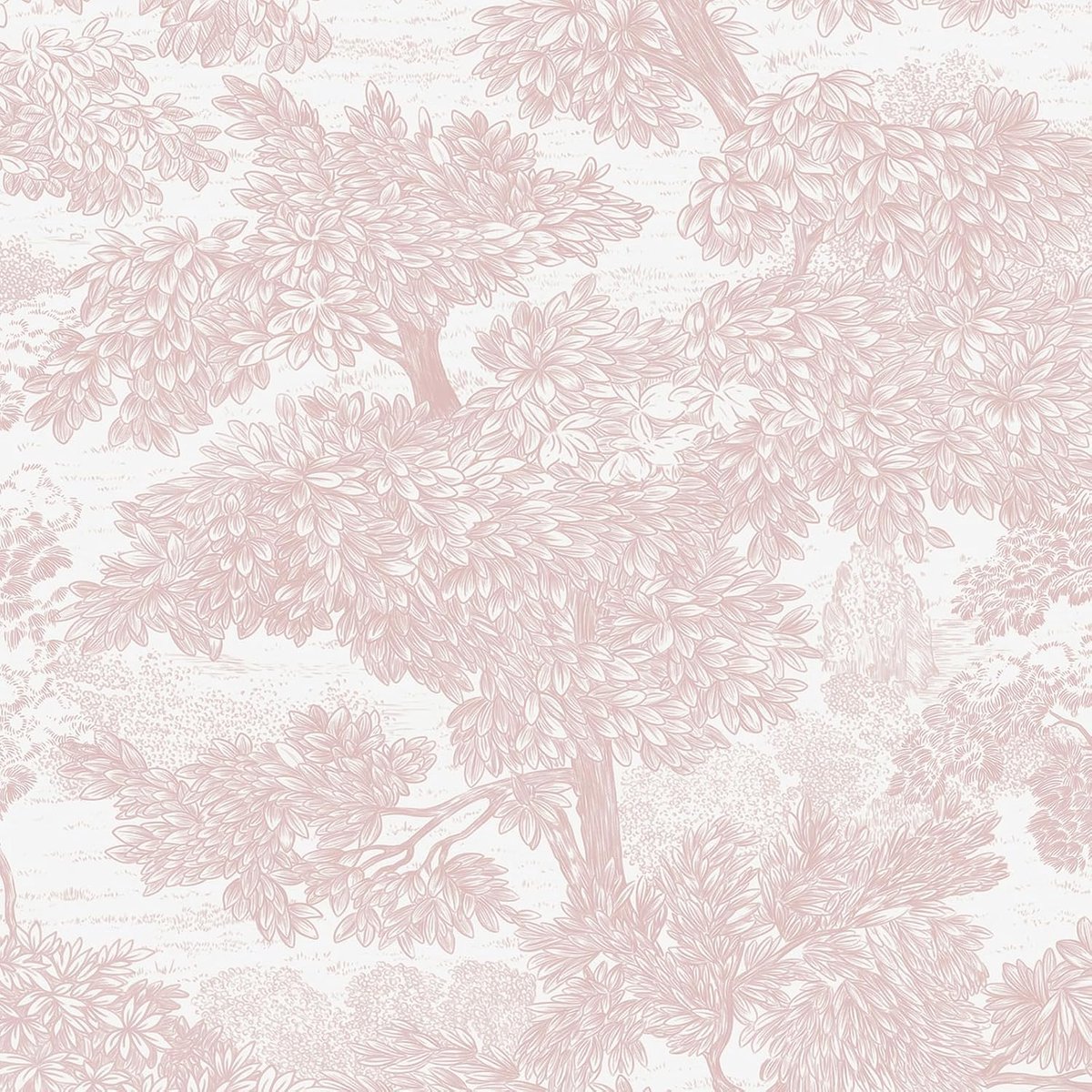 Self-Adhesive Wallpaper Pink Tree Wall Wallpaper Modern Boho Furniture Film Thickened Waterproof Easy Clean Vinyl Film - ShopVlot