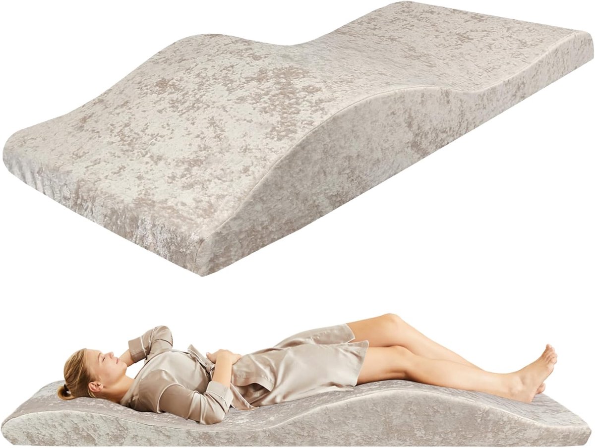 Lash Bed Topper Made of High Quality Density Foam - Ergonomic Eyelash Cushion for Massage Table, Comfortable Foam - ShopVlot