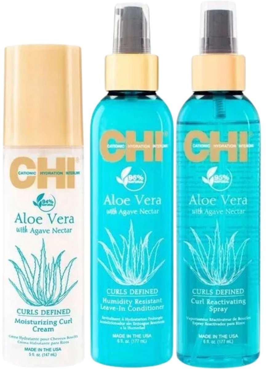 CHI - Aloe Vera Curl Styling Set - 2x177+147ml