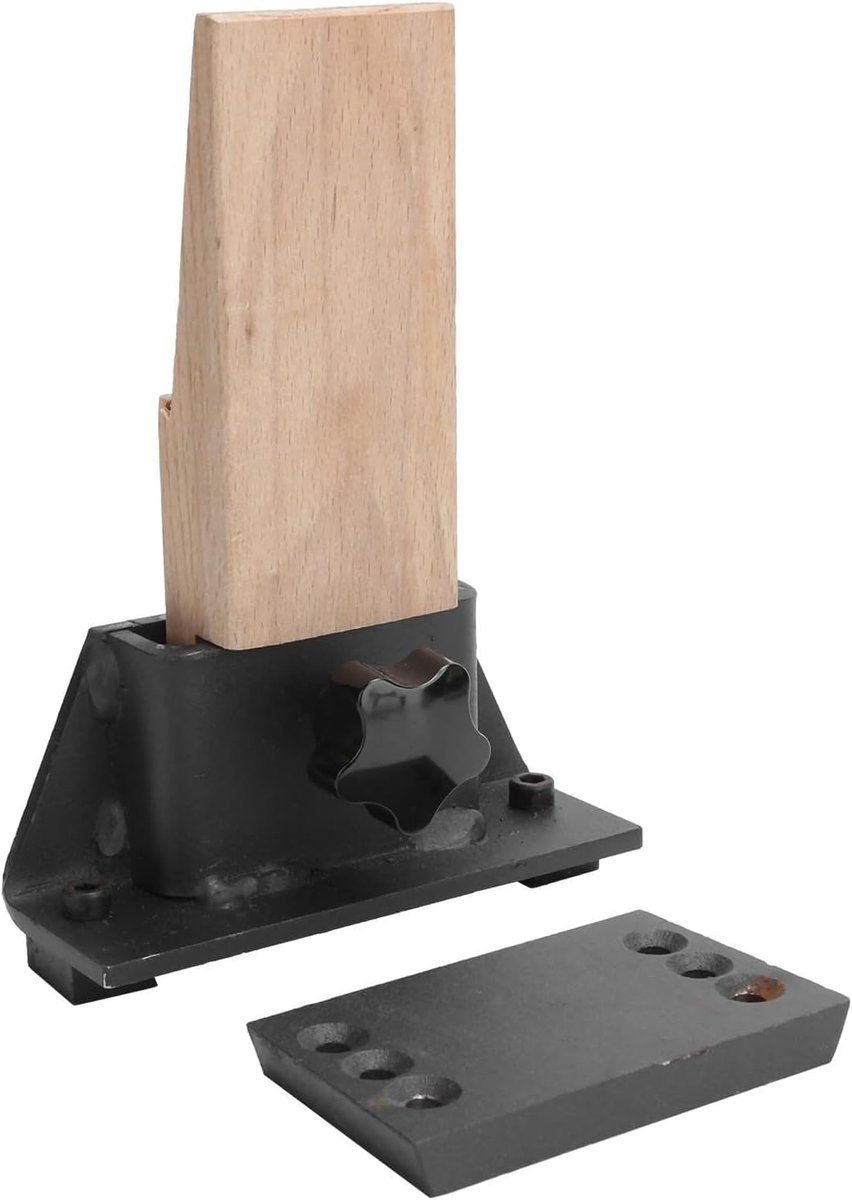 Juweliers werkbank pin - gietijzer en hout - duurzaam en stevig - ideaal voor het bewerken van sieraden - ShopVlot