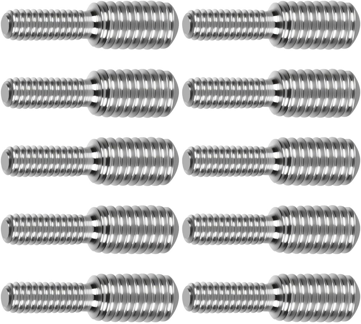 Schoeven M4 x 10 mm - RVS dubbele draad - Corrosiebestendig - Ideaal voor constructies - ShopVlot