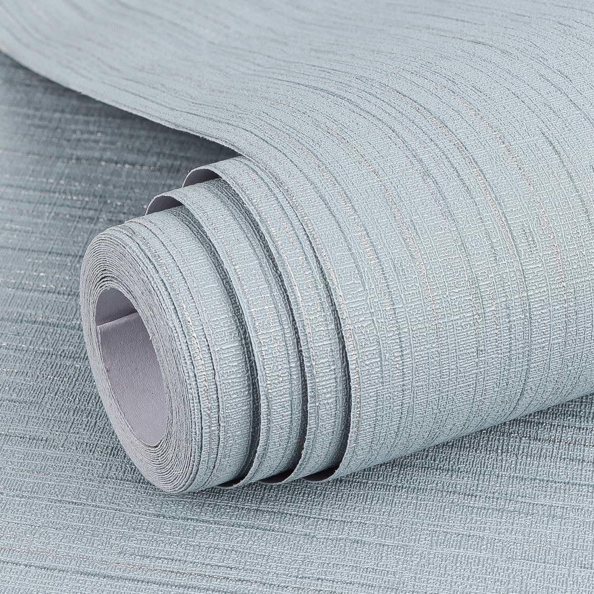 Contactpapier 60 cm x 1000 cm - Grasweefsel Textuur - Zelfklevend en Verwijderbaar - Perfect voor Muren en Meubels - ShopVlot