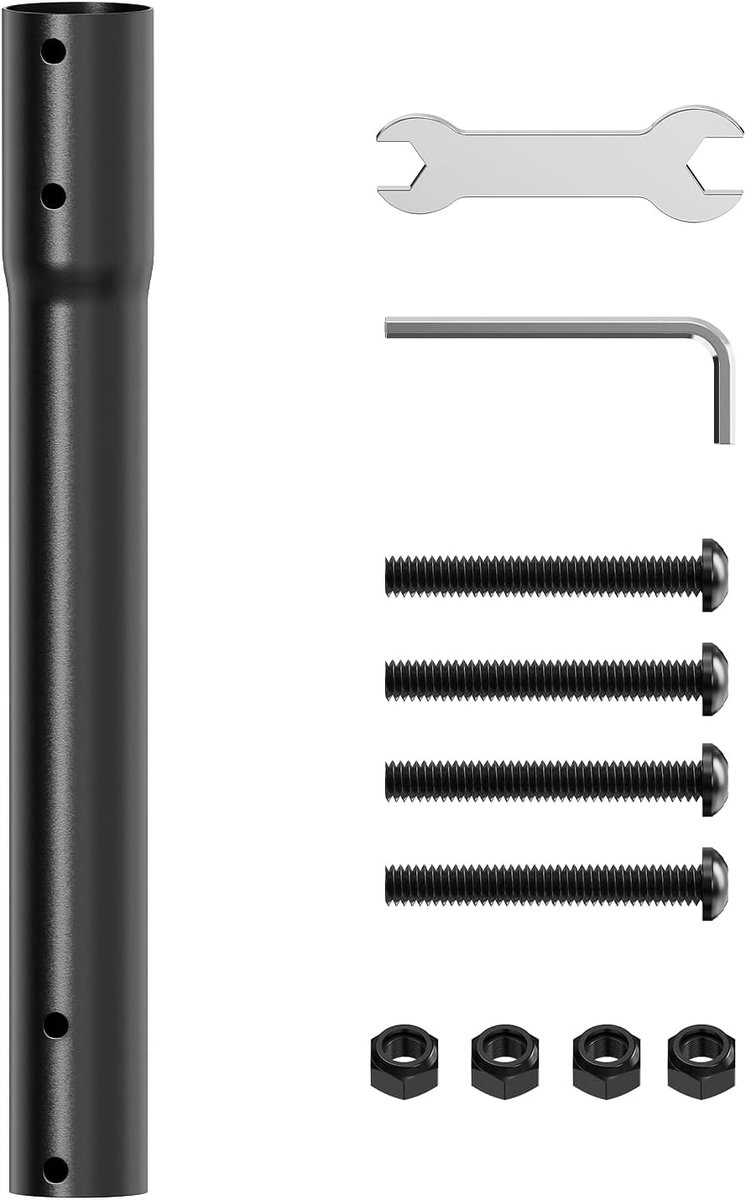 TV-plafondhouder verlengstang 415 mm - geschikt voor 43-86 en 50-100 inch - voor te korte draagarm - ShopVlot