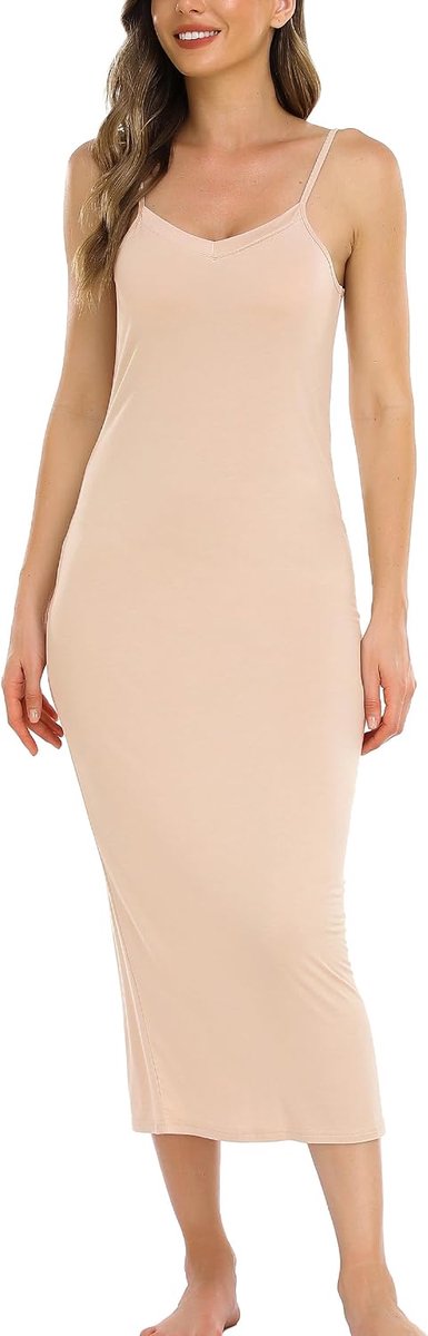 Damesondergoed met Bandjes L - Beige - Sexy Ontwerp - Perfect voor Zomer Nachtkleding - ShopVlot