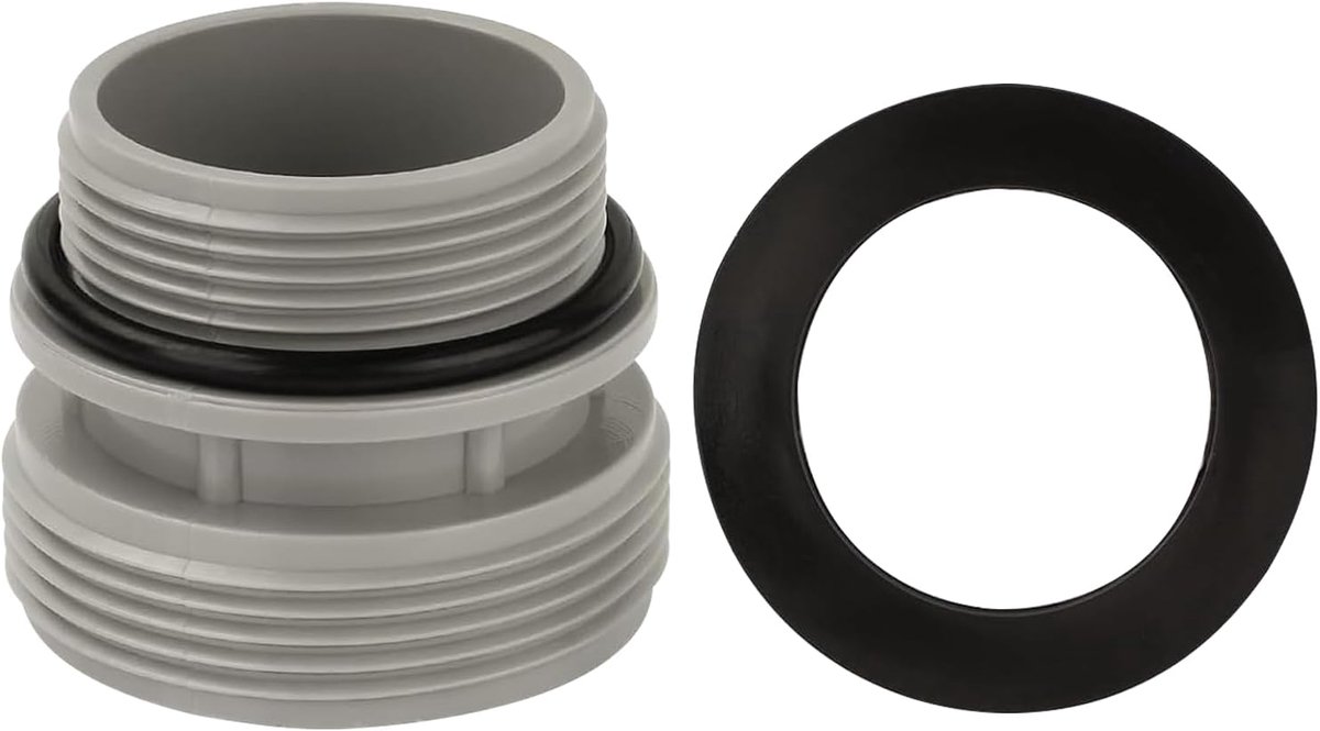 Adapter voor zwembadslang 40 mm - 1 1/2 inch - voor filterpompen - eenvoudig te installeren - ShopVlot