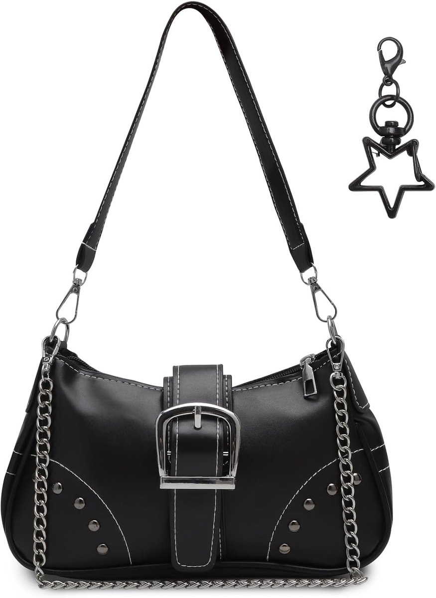 Schoudertas Dames, Kleine Handtas - PU Leer - Vintage Hobo Bag - Perfect voor Feest - ShopVlot