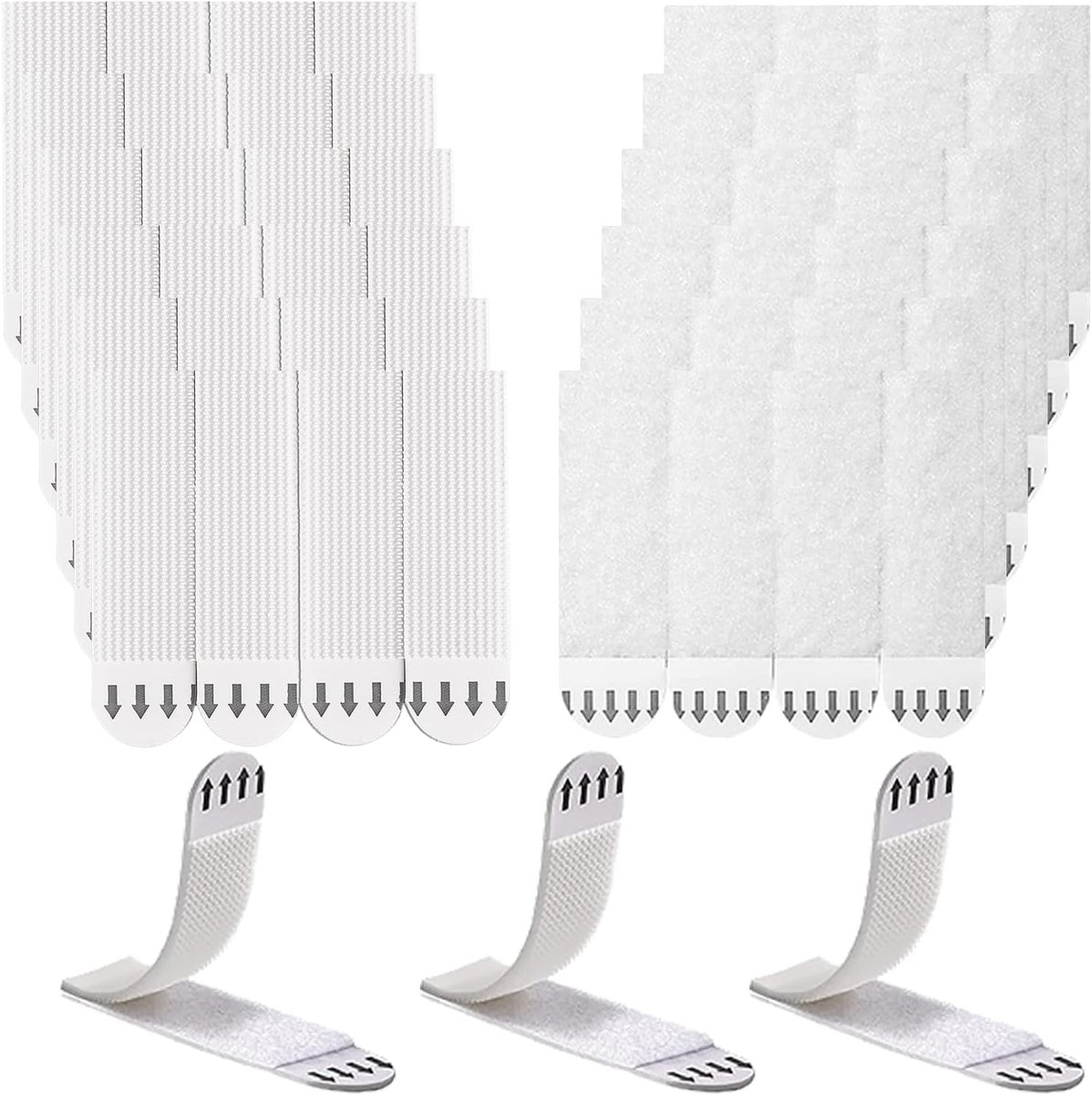Foto ophangstrips 48 stuks - 24 paar sterke strips - Waterproof - Eenvoudig te bevestigen zonder spijkers - ShopVlot