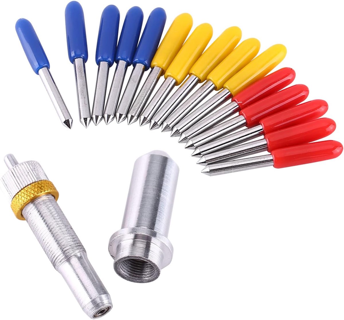 Snijbladen 15 Stuks - Tungsten Staal - 30, 45, 60 Graden - Voor precisie snijwerk - ShopVlot