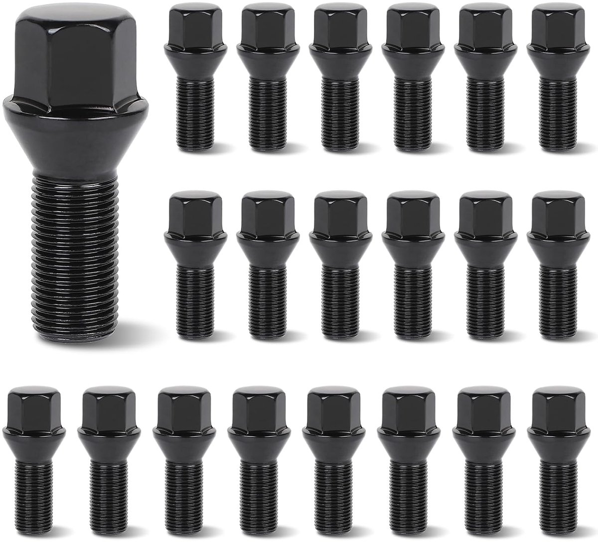 Wielbouten M14 x 1.25 - 27 mm Tapsering - 60° Conische Zitting - Vervang voor BMW 1, 3, 5 Serie - ShopVlot