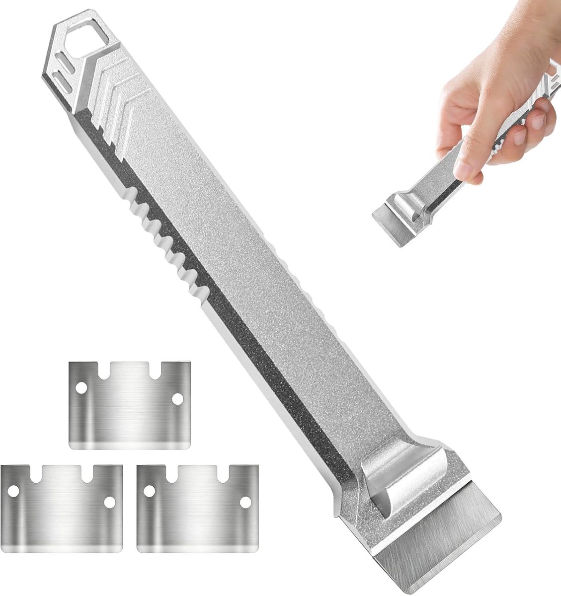 3D-printer schraper metaal - 3D-printer spatel - 3X schraper messen - ideaal voor 3D-printen verwijderen - ShopVlot
