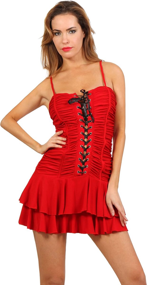 MISS NOIR K152 Women's Sexy Clubwear Mini Dress Party Dress - ShopVlot